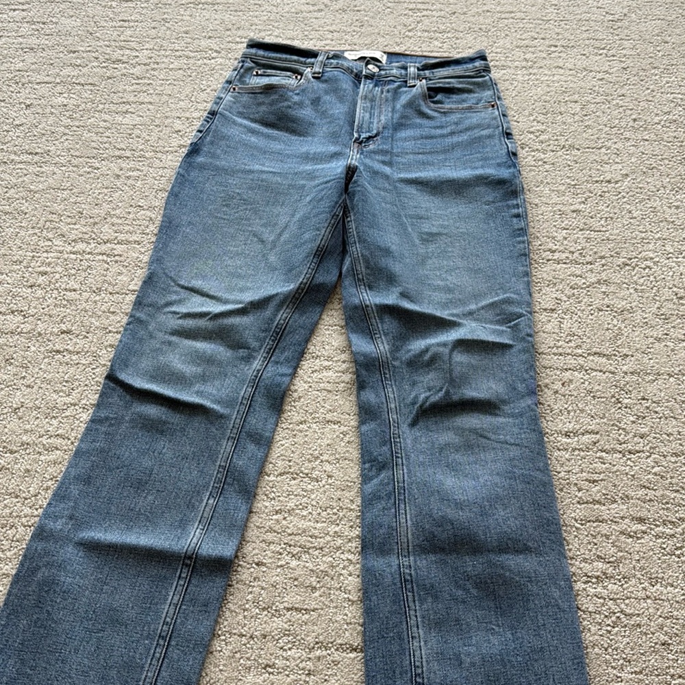 Abercrombie and Fitch jeans.